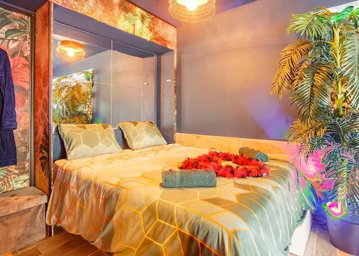 Jade Hammam & Jacuzzi Apartamento Brie-Comte-Robert